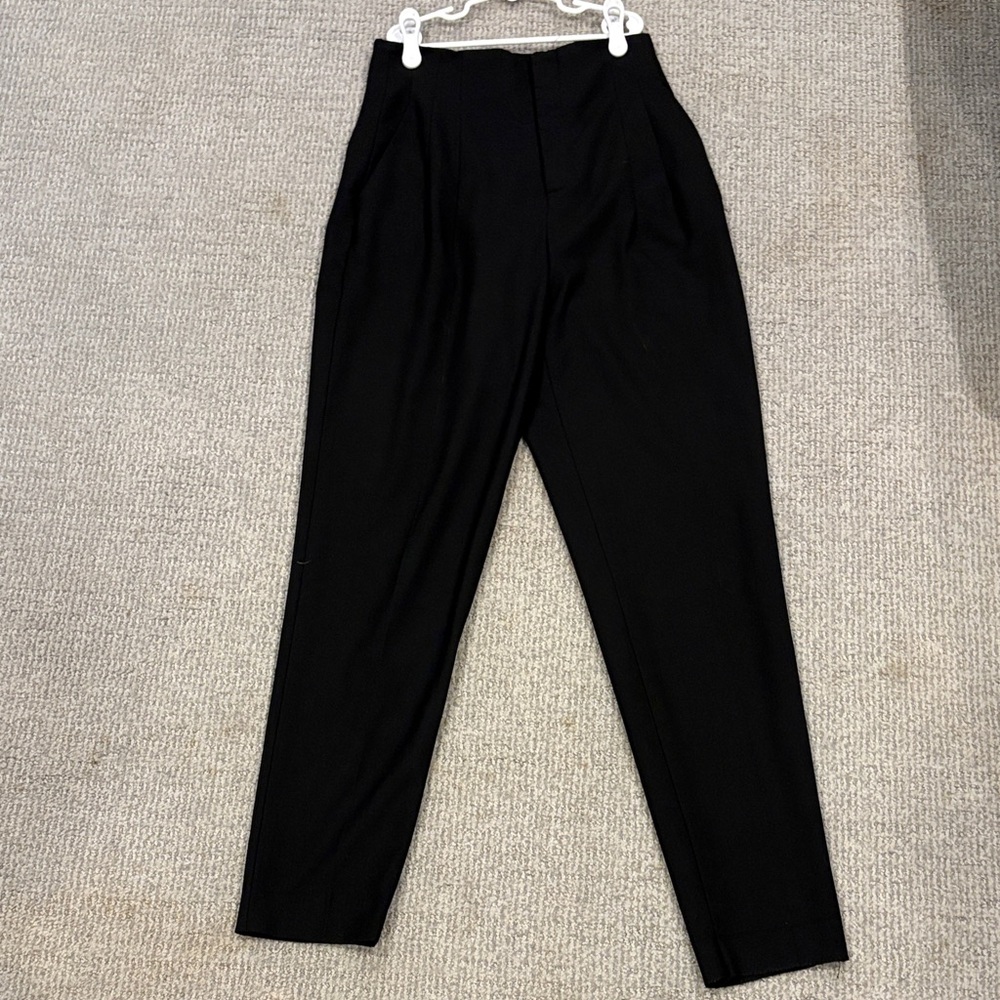 Zara Woman Sophisticated Black Women's Trousers